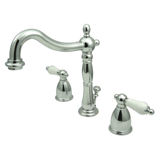 8" Widespread Bathroom Faucet, Chrome